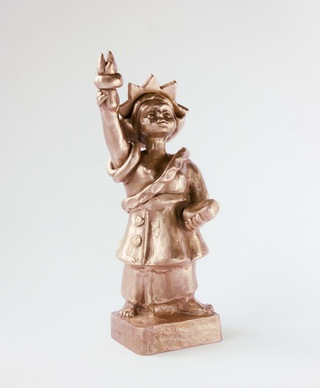 Little liberty, 27 cm x 12 cm x 12 cm, Bronze